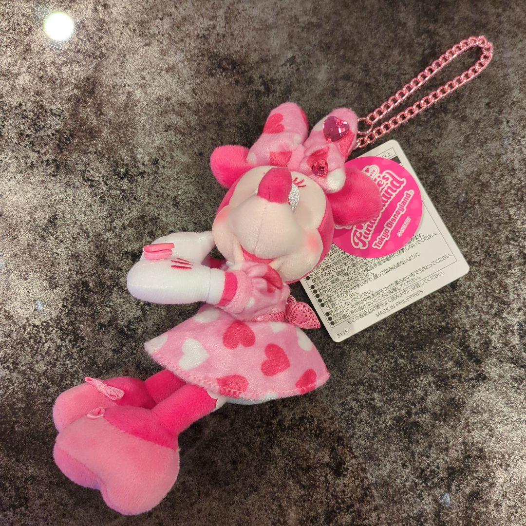 ミニーファンダーランドハートフルリング　ミニーぬいぐるみチャーム