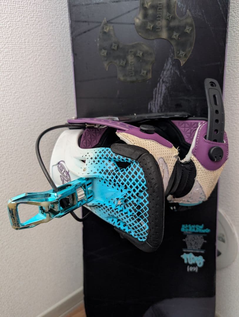 K2スノボ板・Flowビンディング・ROXYカバーのセット