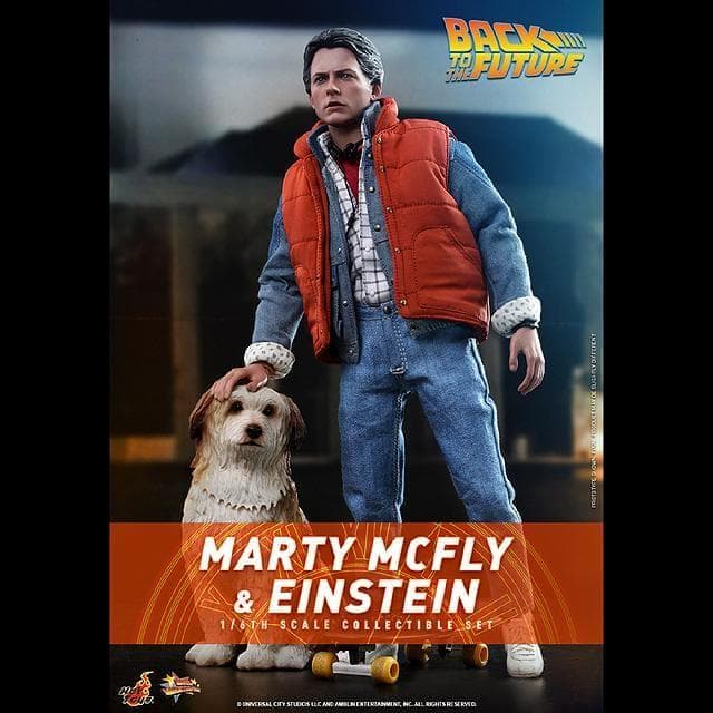 未開封 マーティ＆アインシュタイン　バック・トゥ・ザ・フューチャー　ホットトイズ