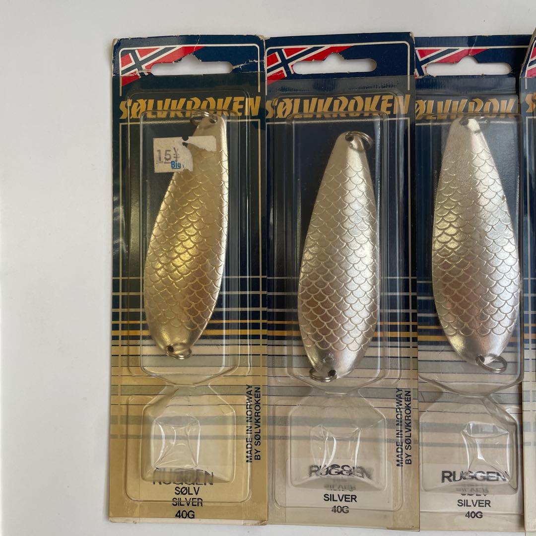 RUGGEN ルーゲン　スプーンルアー 40g シルバー・レッドフルオー他