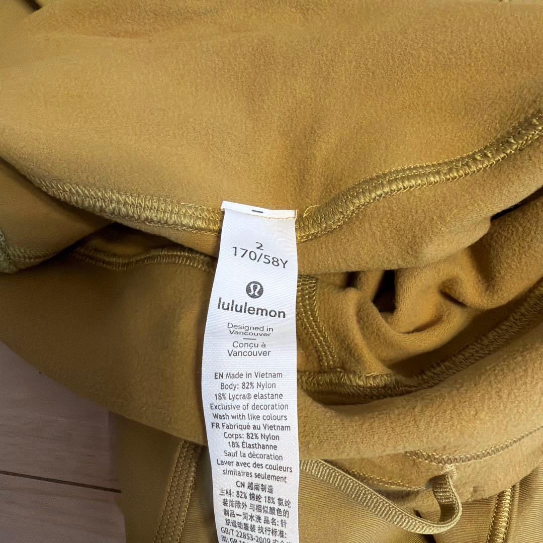 lululemon レギンス　裏起毛　サイズ2