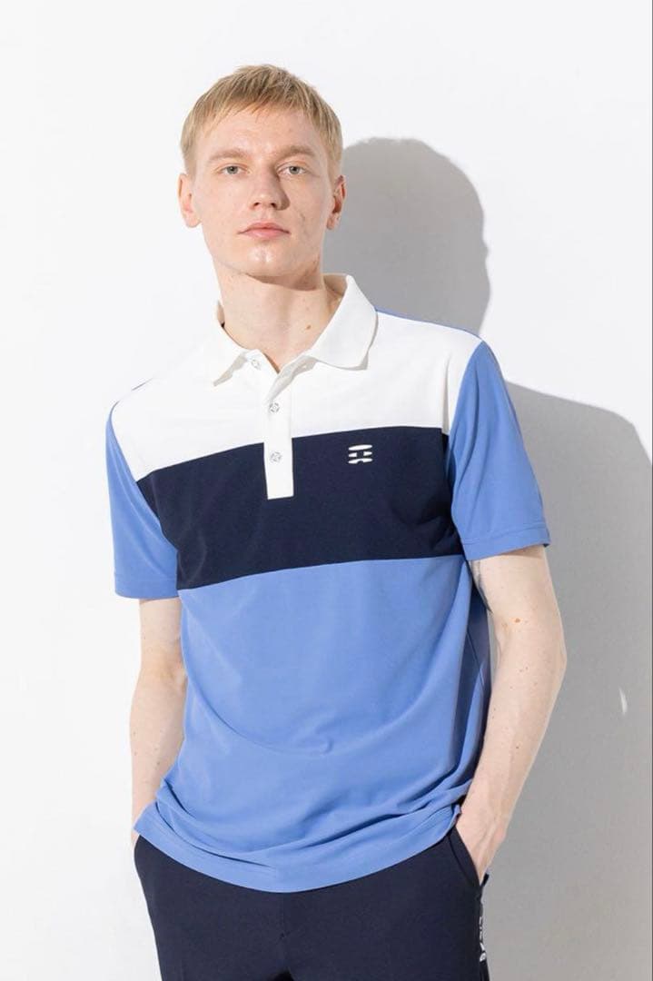 FIDES GOLF TRICOLOR POLO ポロシャツ