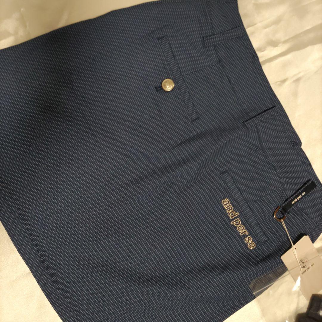 and per se スカートネイビー春夏秋　L