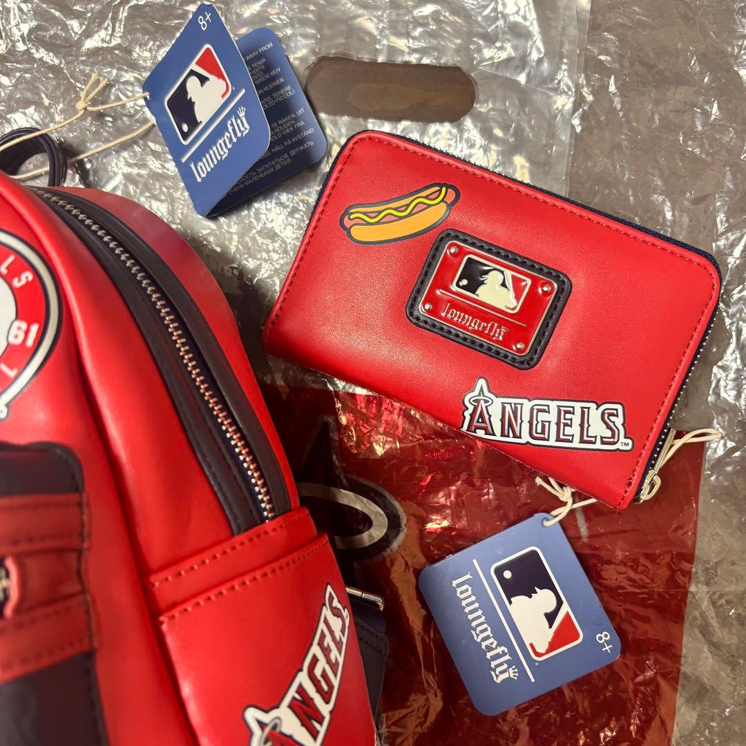 【新品】MLB ロサンゼルス・エンゼルス バックパック&ウォレット セット