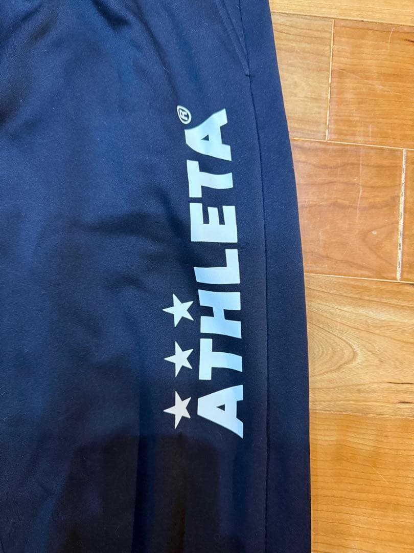 アスレタ ATHLETA ジャージ上下セット ネイビー　Oサイズ　美品