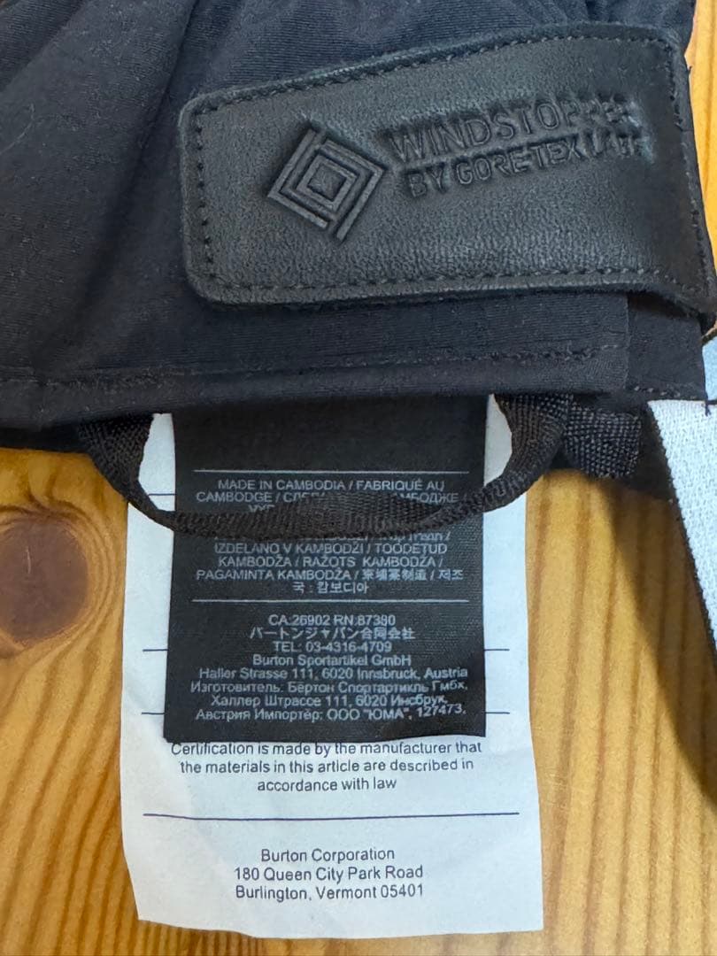 スキー・スノーボードアクセサリー Burton ak Windstopper Oven Mitten 25-26