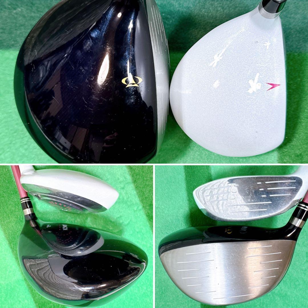 レディース ゴルフクラブセット 初心者向け 1W 5W アイアン IGNIO