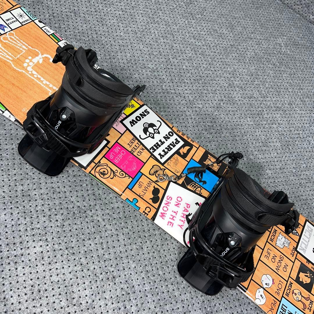 １回使用 キッズスノーボード 120cm SLQ×バイン×ダイヤルブーツ