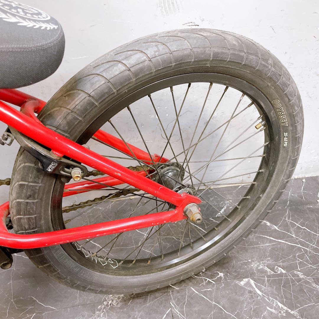 分解配送【917】BMX volume bike モトクロス レッド 20インチ