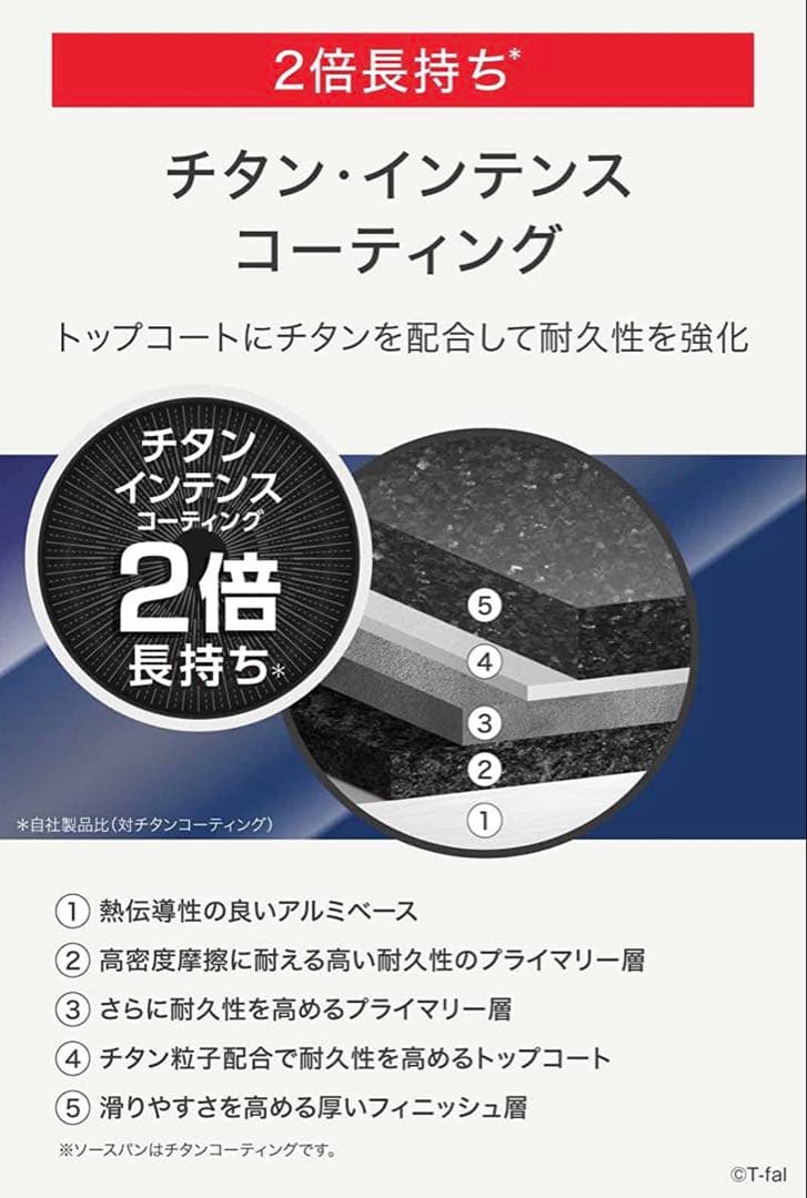 【特別セット】ティファール　ソースパン　ガス火長持ち　フレンチ　6点セット
