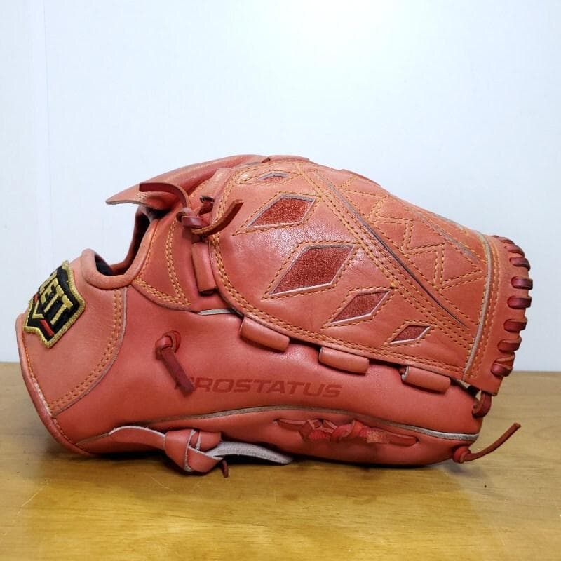ZETT ゼット 日本製 プロステイタス 北米産レザー使用 投手用 軟式グローブ