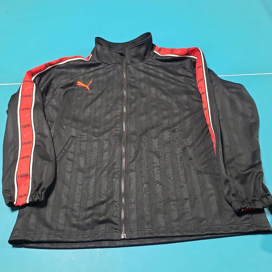 PUMA ジャージ上下セット ブラック/レッド
