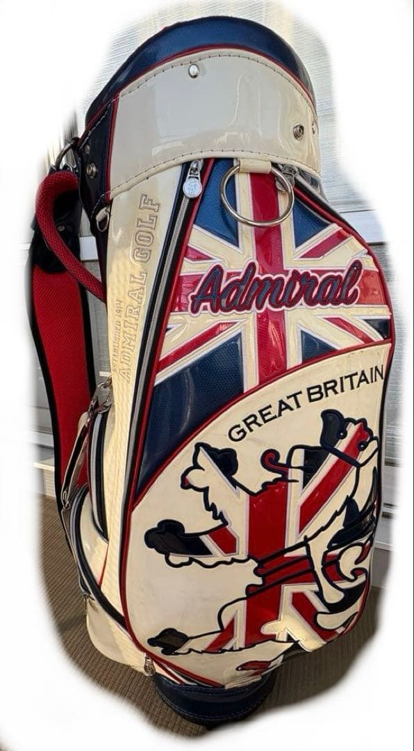 Admiral ゴルフ　キャディバッグ イギリス国旗デザイン