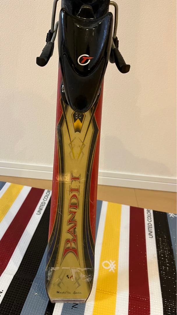 ロシニョール ROSSIGNOLBandit 160cm スキー板 赤黒