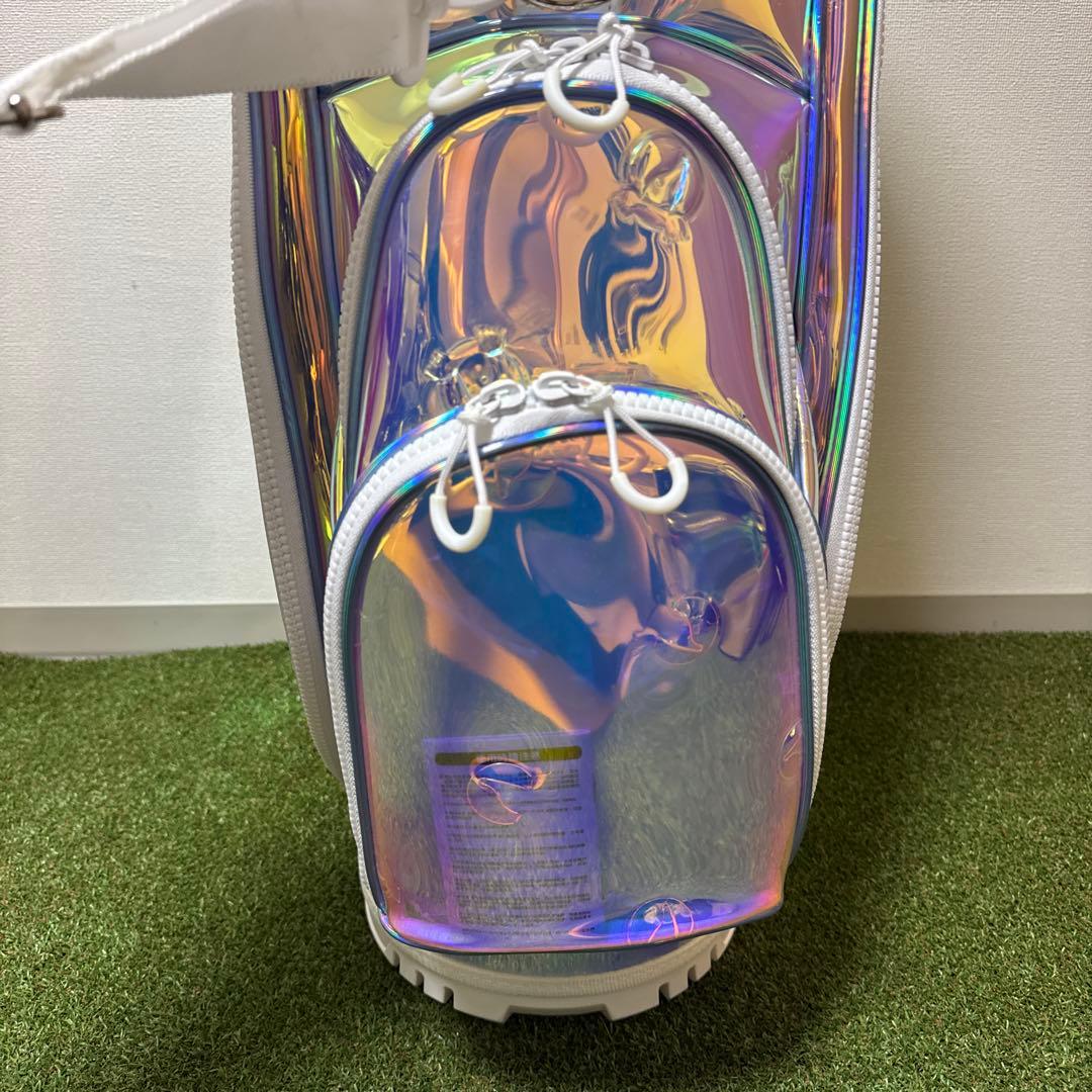 非売品 新品 HONMA ホンマ キャディバッグ オーロラ ホログラム クリアー
