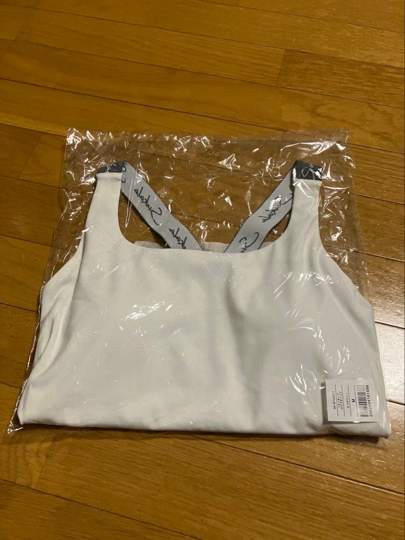 週末限定!新品未開封【SUKALA】Yストラップロゴ ブラトップ M ホワイト