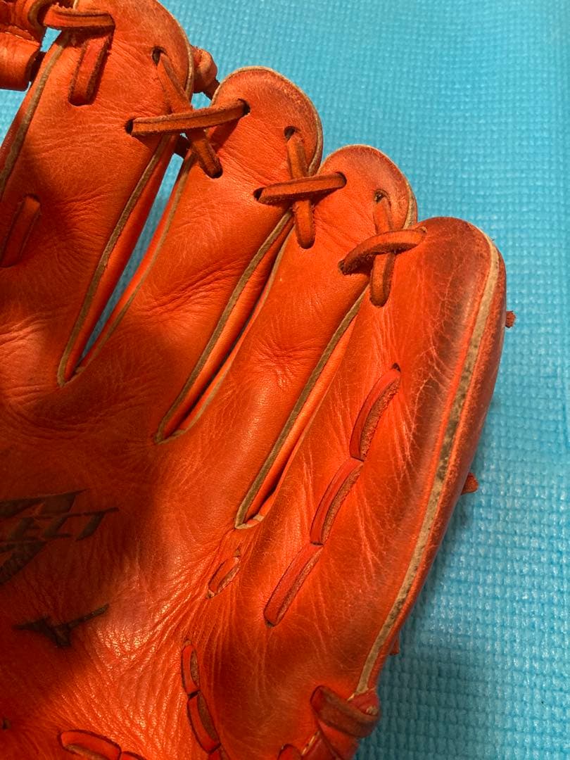 Mizuno ミズノ　少年用軟式グローブ セレクト9オレンジ