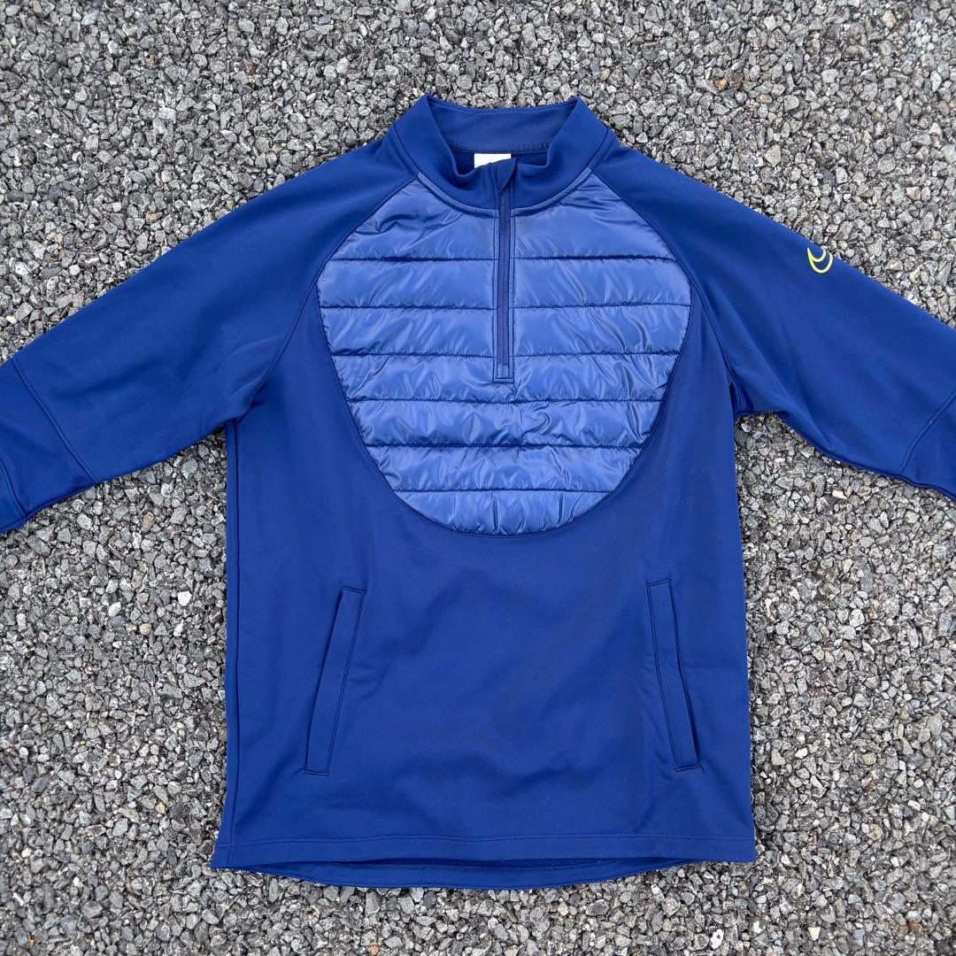 Nike ネイビー ジャージ ハーフジップ 上下 セットアップ