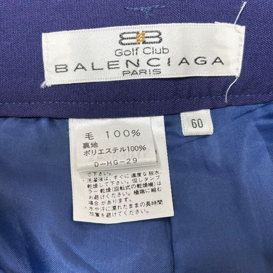 ★美品★ BALENCIAGA ゴルフウェア ネイビー テーパードパンツ S