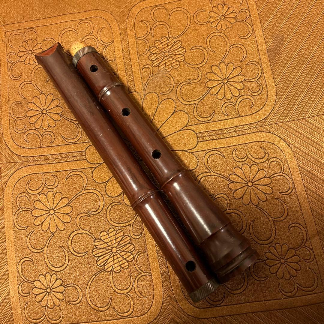 尺八　清風銘　木管