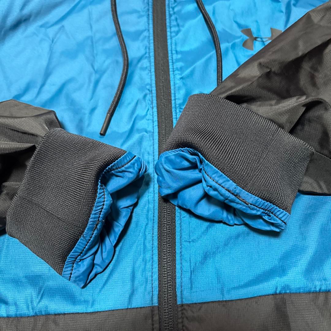 Under Armour ナイロン上下セット 青/黒