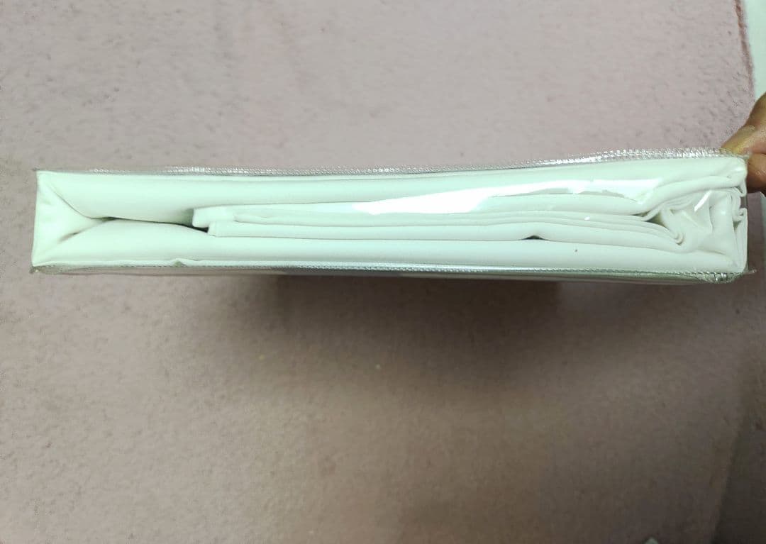 180×260cm シェリダン フラットシーツS 綿100% スノー 無地