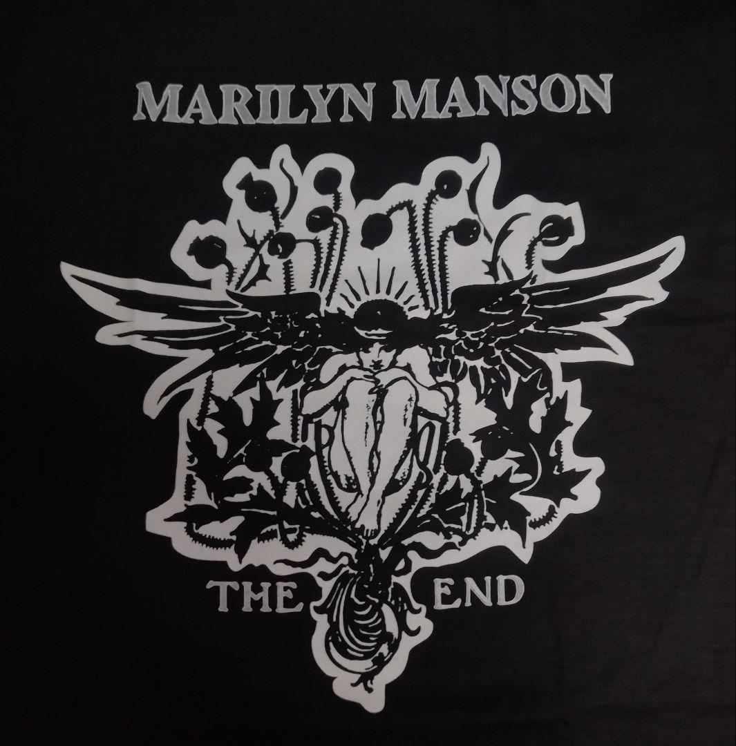 新品:マリリン・マンソン「ツアー・プリントTシャツ●M」THE END TOUR
