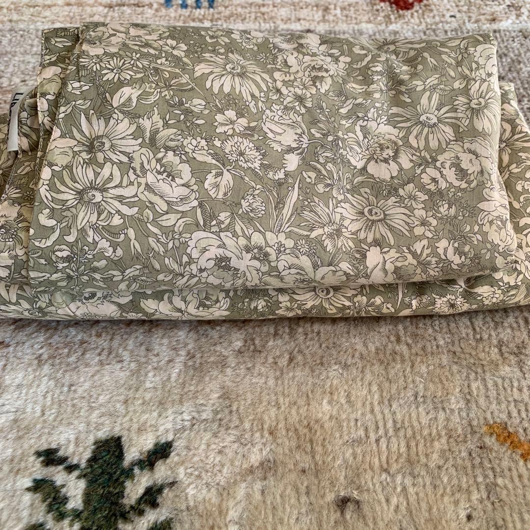 LIBERTY 花柄 シングルカバー シーツ　セット　105x210cm
