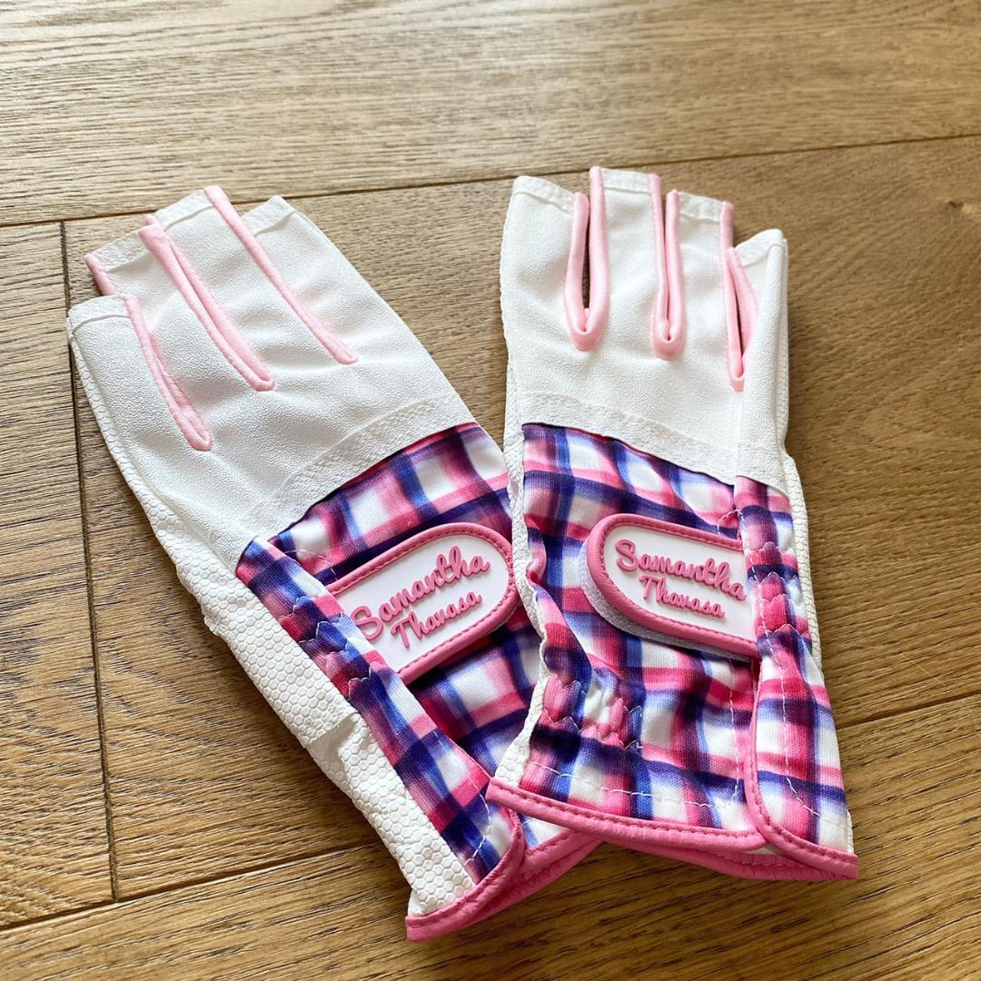 新品　サマンサタバサ　グローブ　手袋　チェック　6799