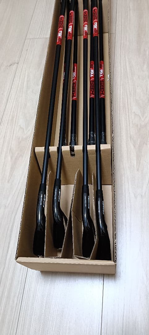 蔵出し品　ブラックアイアン　８本セット　フレックスS