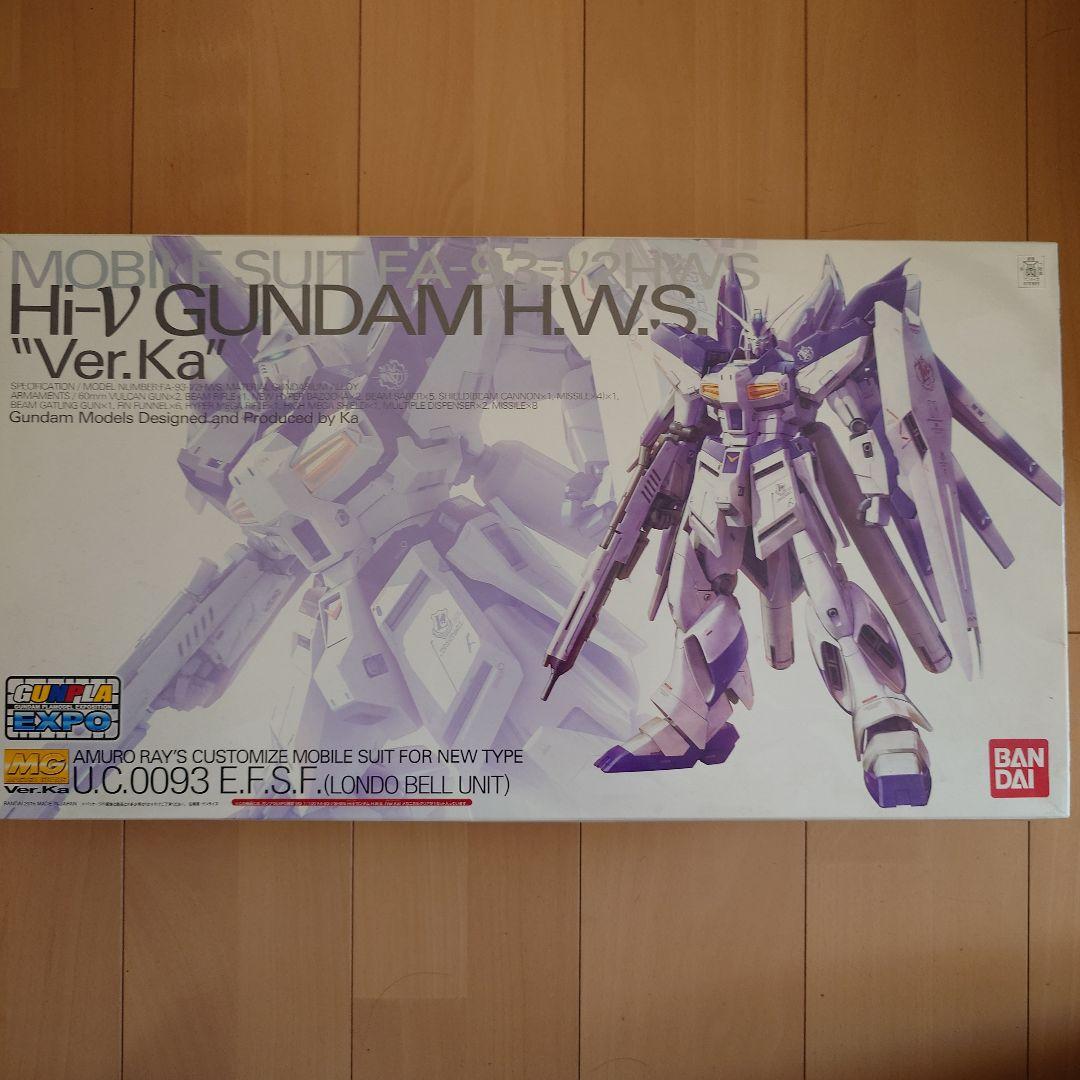 Hi-ν GUNDAM H.W.S. \"Ver.Ka\" 1/100 クリア