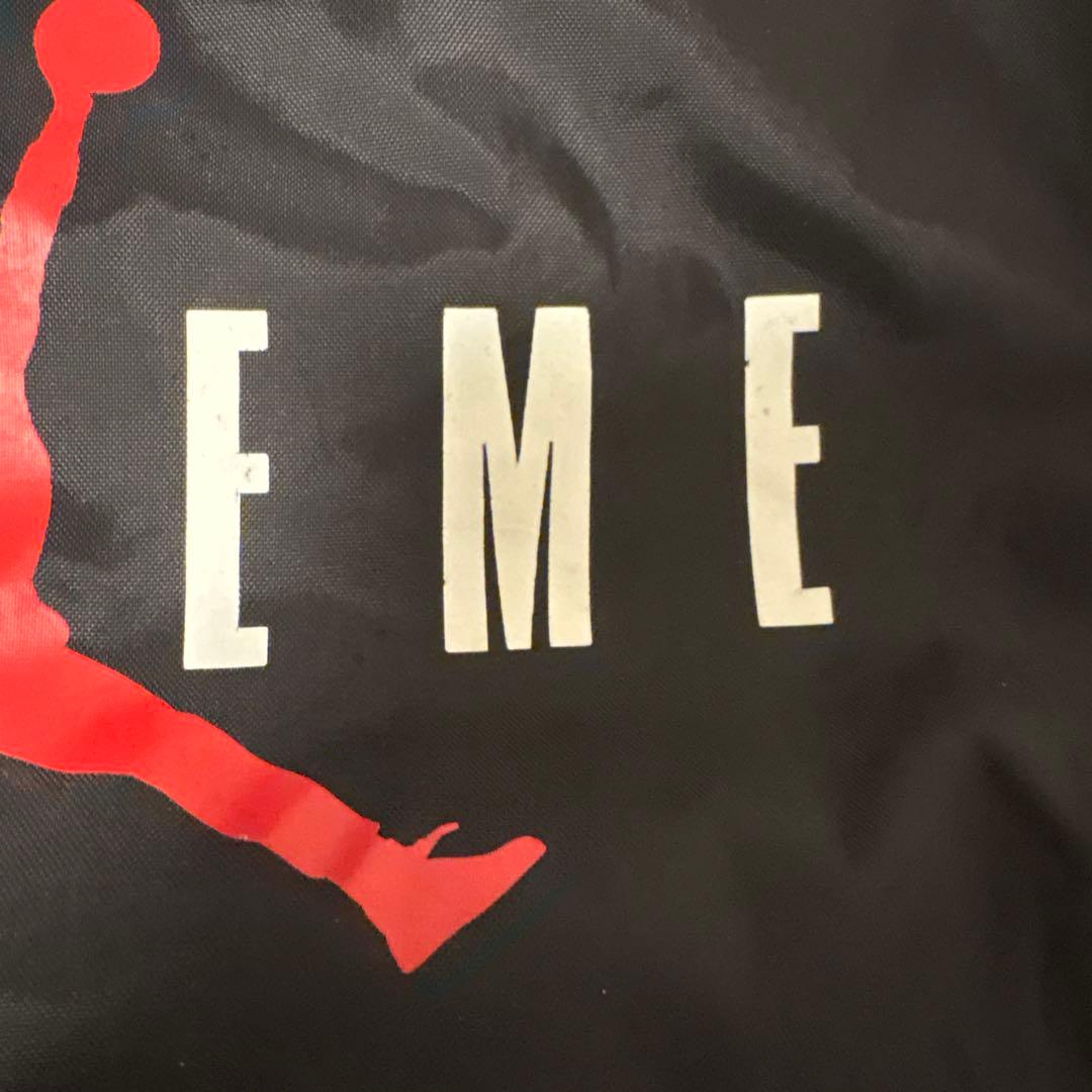 バスケ用バッグ SUPREME JORDAN Drawstring Bag Black