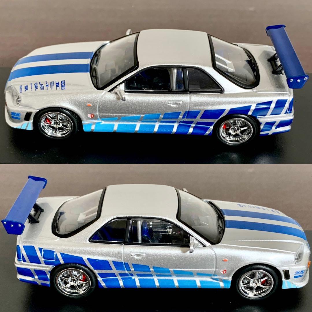 グリーンライト 1/43 日産 スカイライン GT-R BNR34 ワイスピ