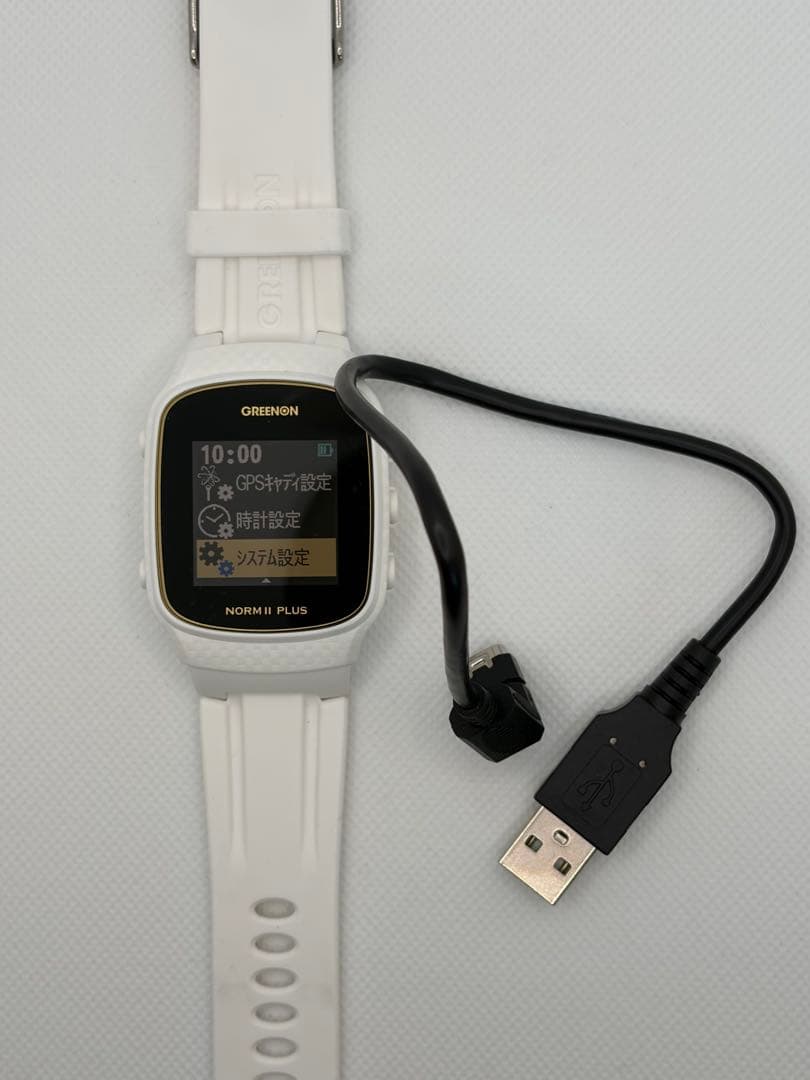 ゴルフ用GPSナビ NORM II PLUS ホワイト