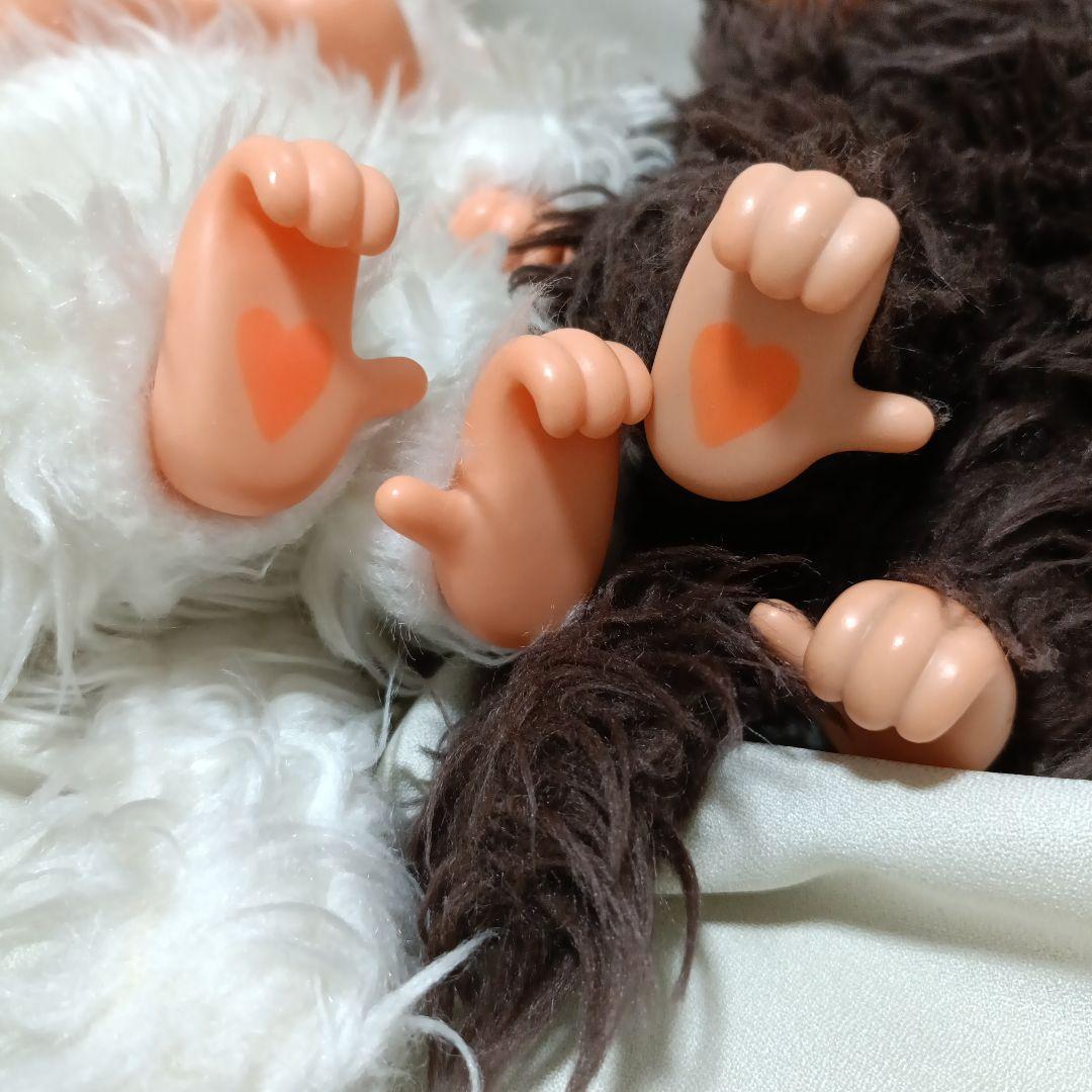 【珍品】まごころの人形　大助くん　白黒まとめ　足裏ハート