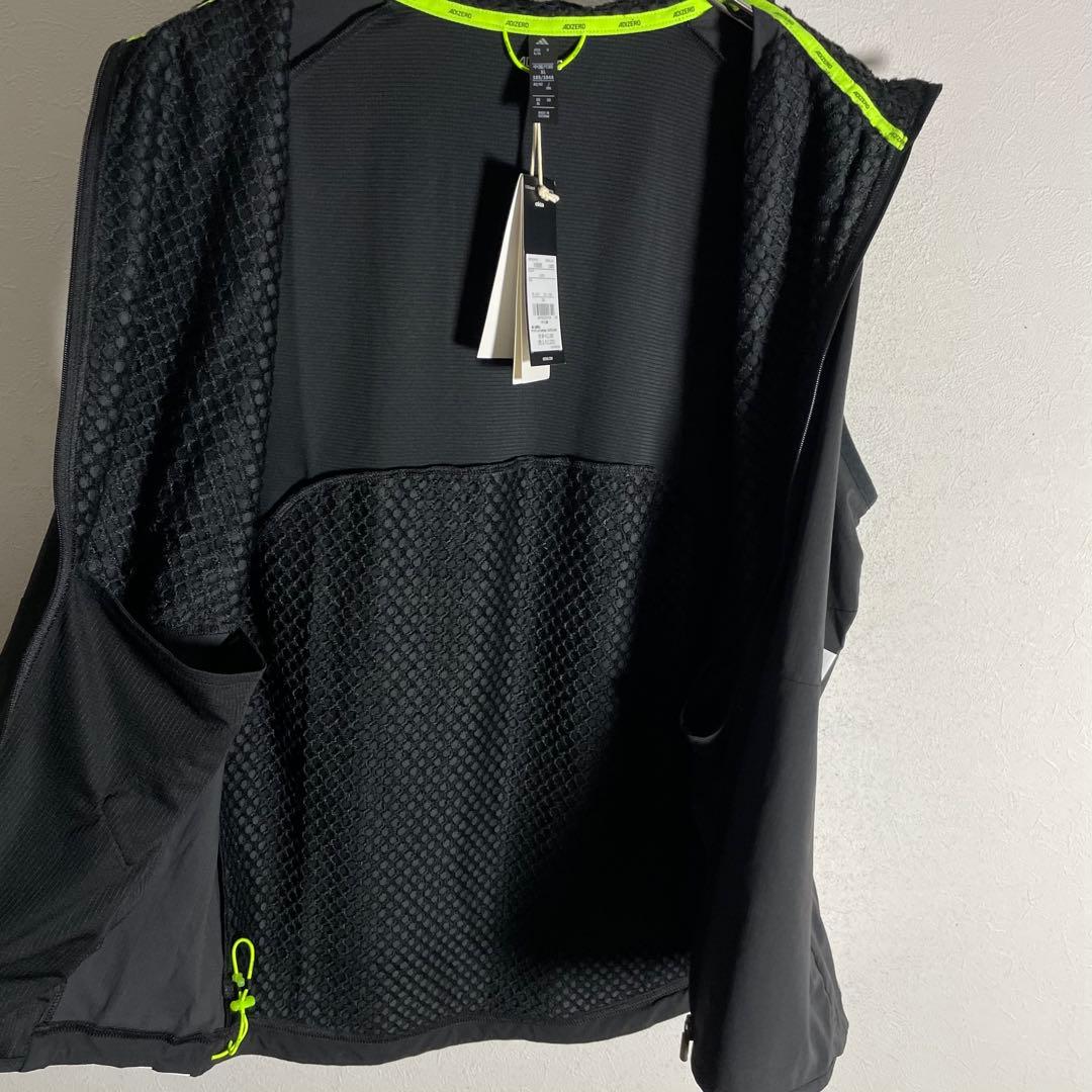 【新品•2025年製 】アディダス アディゼロ ベスト 黒 2XL ランニング