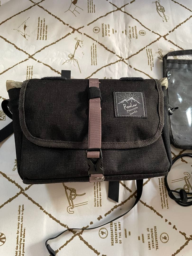 RawLowMountainWorks フロントバッグ　ハンドルバッグ