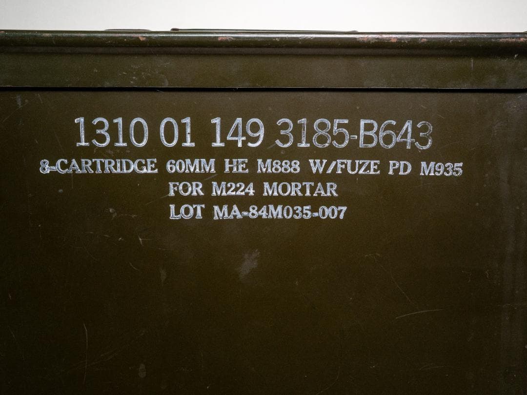 M224 迫撃砲 60mm 弾薬ボックス アンモボックス　米軍