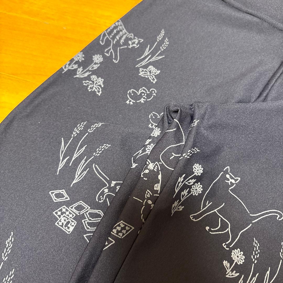 tejas テジャス　猫　猫柄　ヨガレギンス　S 美品