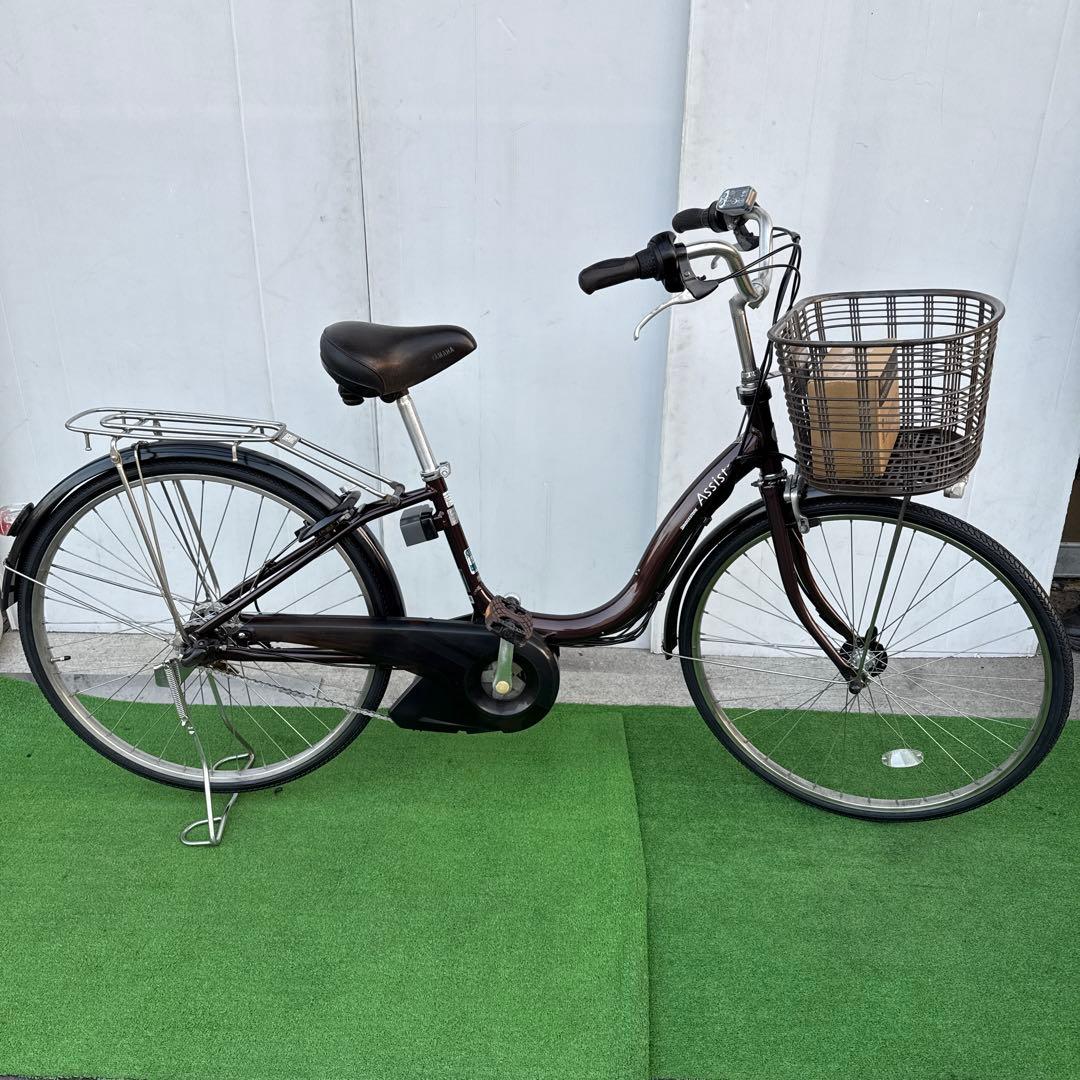 ブリヂストン電動アシスト自転車26インチ 新品バッテリー