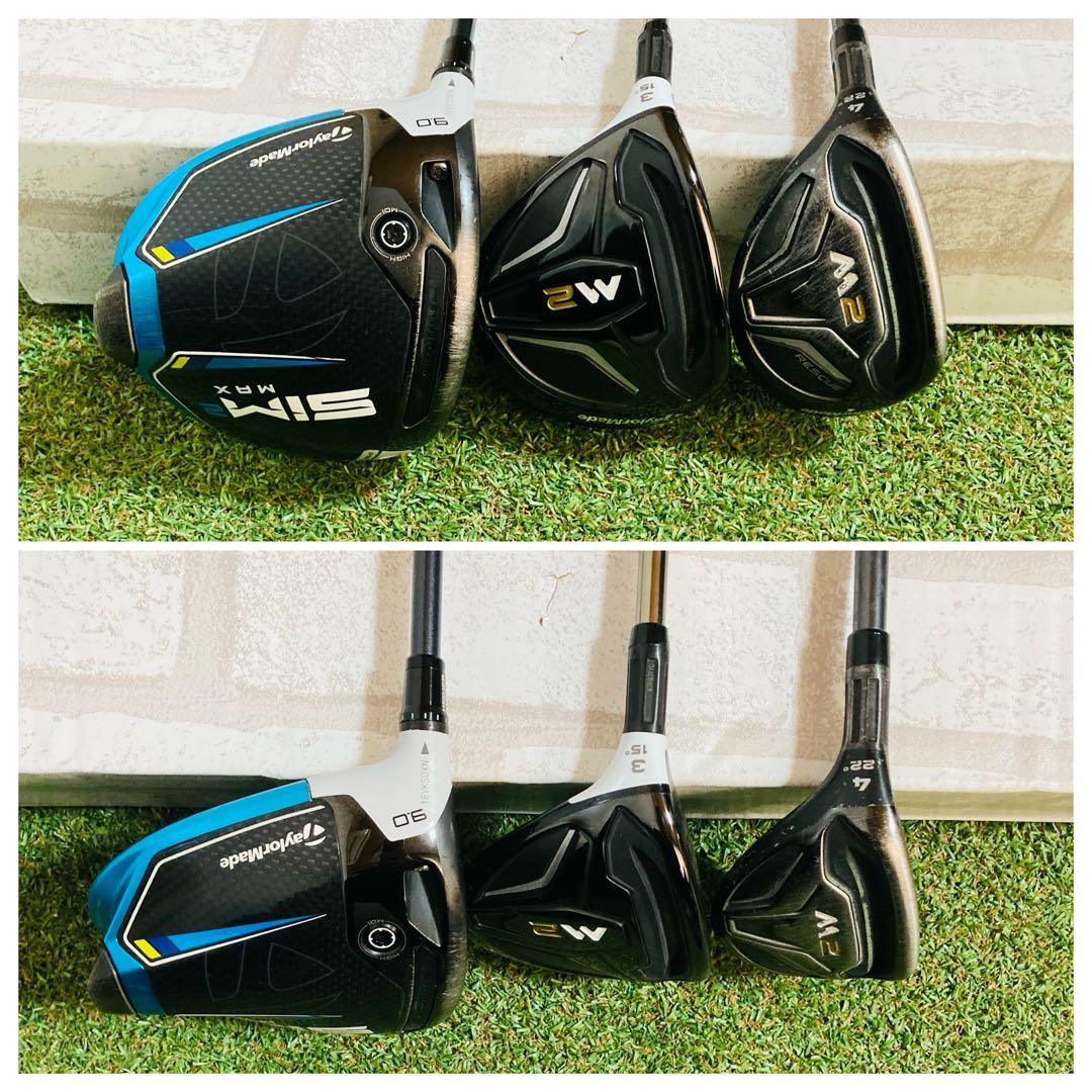 レフティ 左利き TaylorMade SIM2 MAX メンズ ゴルフセット
