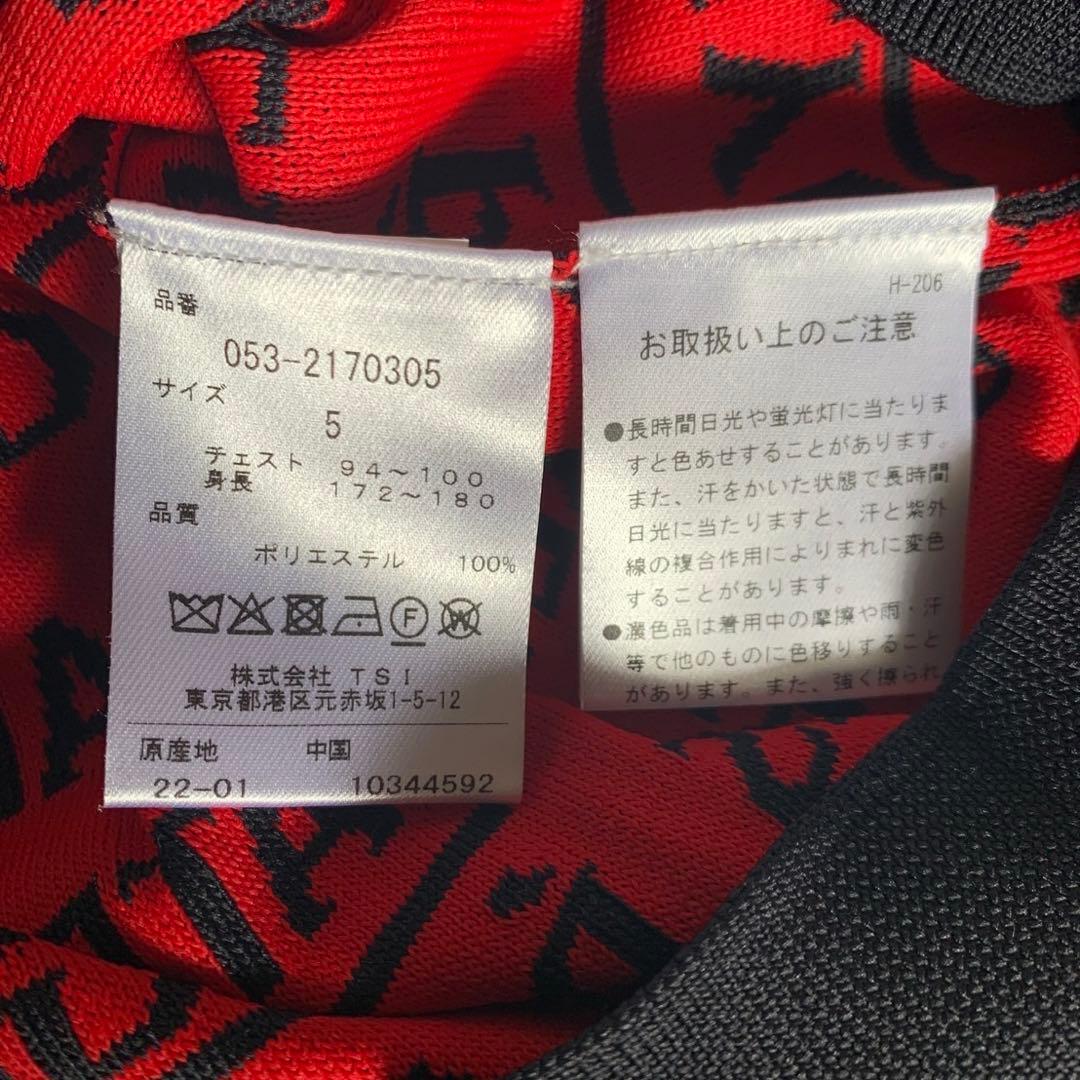 パーリーゲイツ光栓50 メゾンロゴ柄 セーターサイズ5
