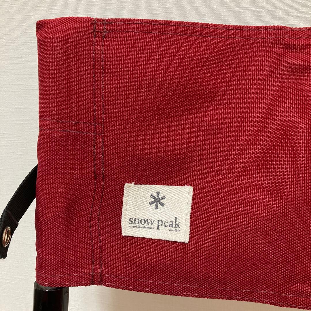  peak キッズ折りたたみチェア レッド