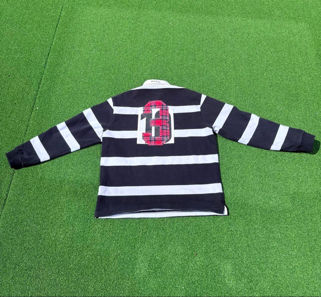 Supreme stripe rugby S シュプリーム　ラガーシャツ