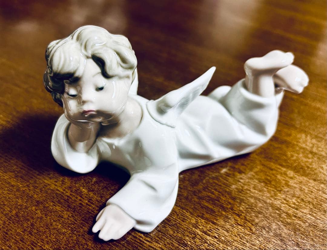 Lladro リヤドロ　天使　2体　可愛いひと休み 可愛いお祈り
