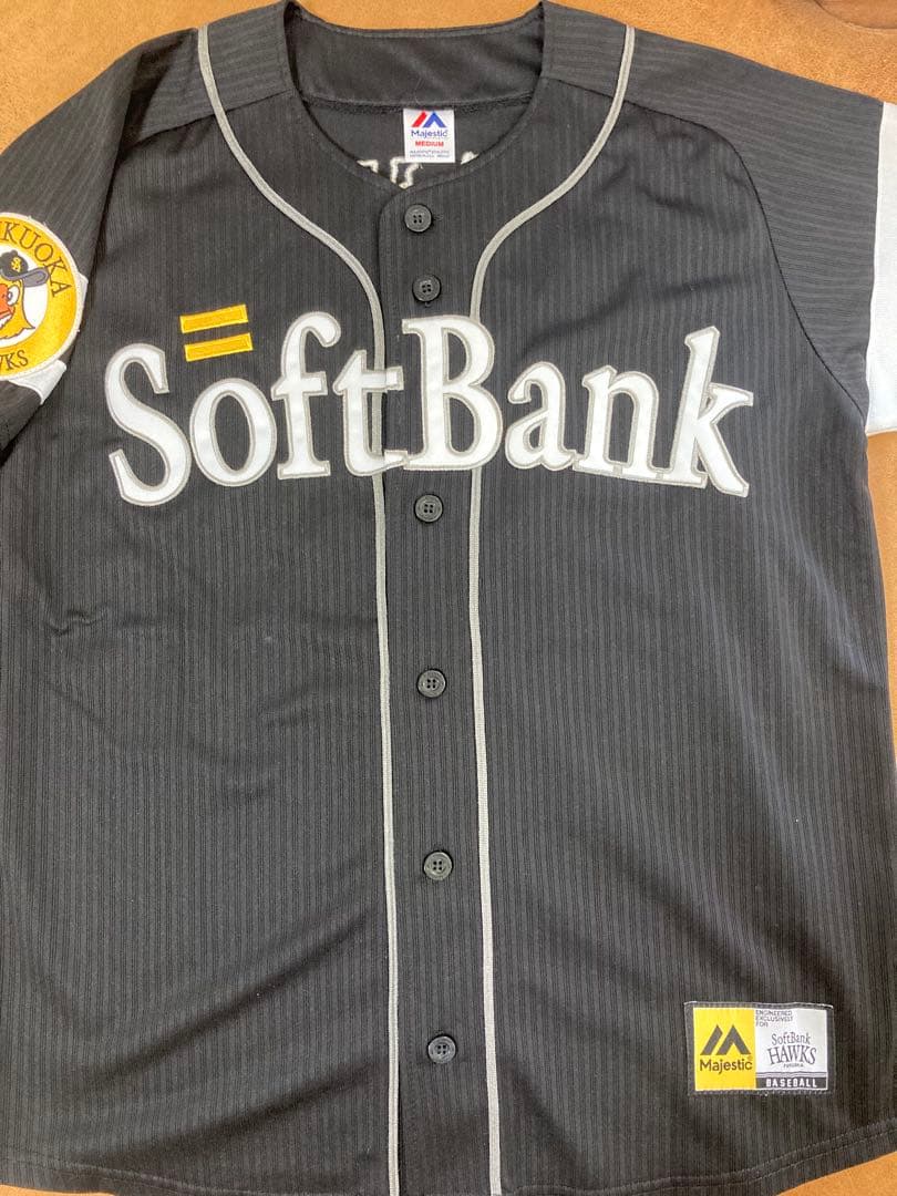 【美品】今宮健太 ビジターユニフォーム Mサイズ ソフトバンクホークス