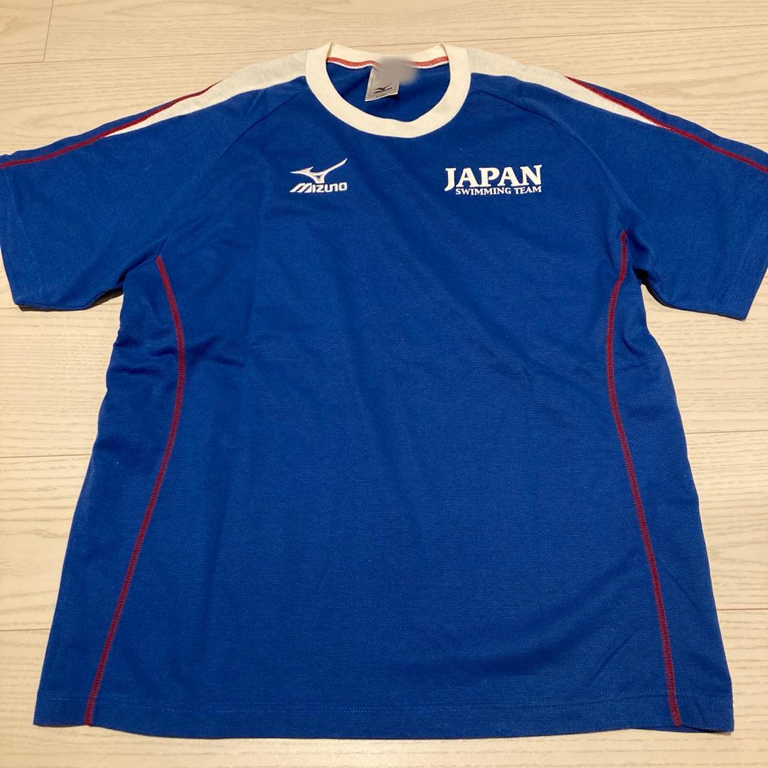 競泳 日本代表 ミズノ Tシャツ ブルー