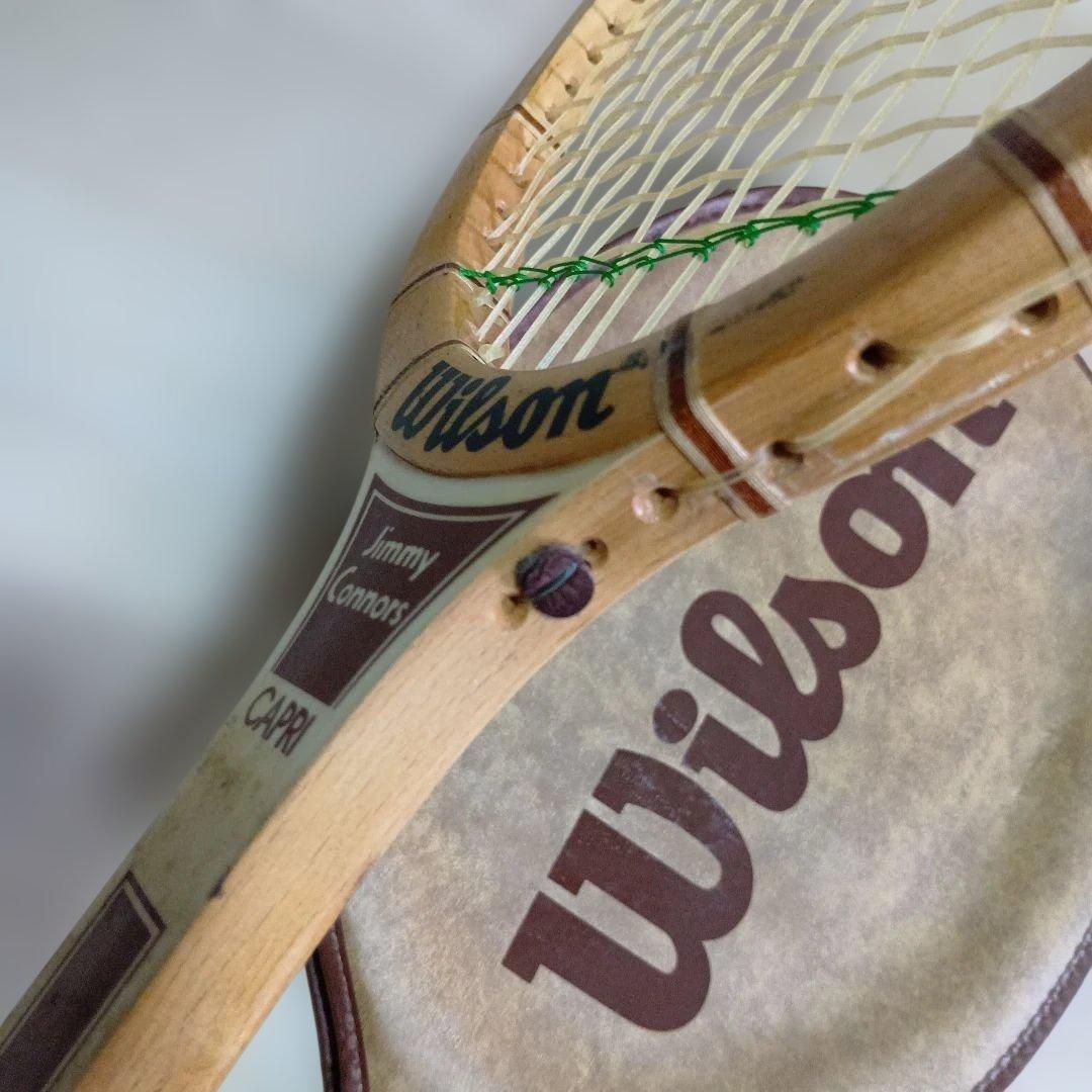 Wilson ウィルソン　ヴィンテージ　USA製 jimmy connors