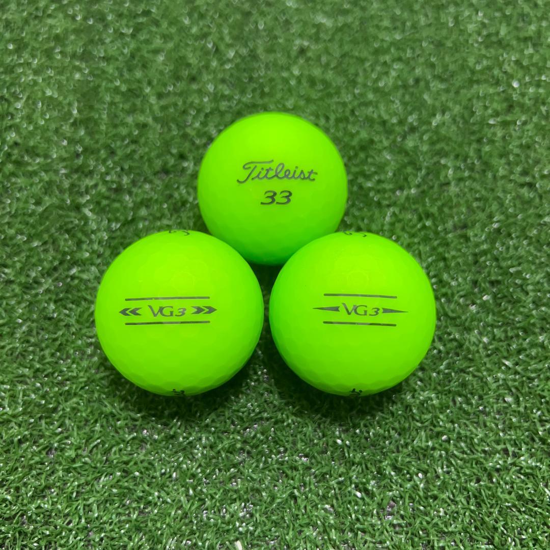 【S141】Titleist VG3 緑マット 年式混合 ロストボール 24球