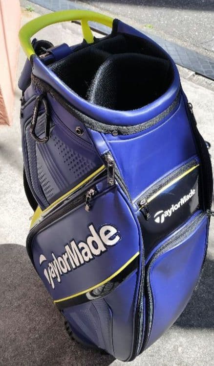 TaylorMade キャディバッグ 青/黄色